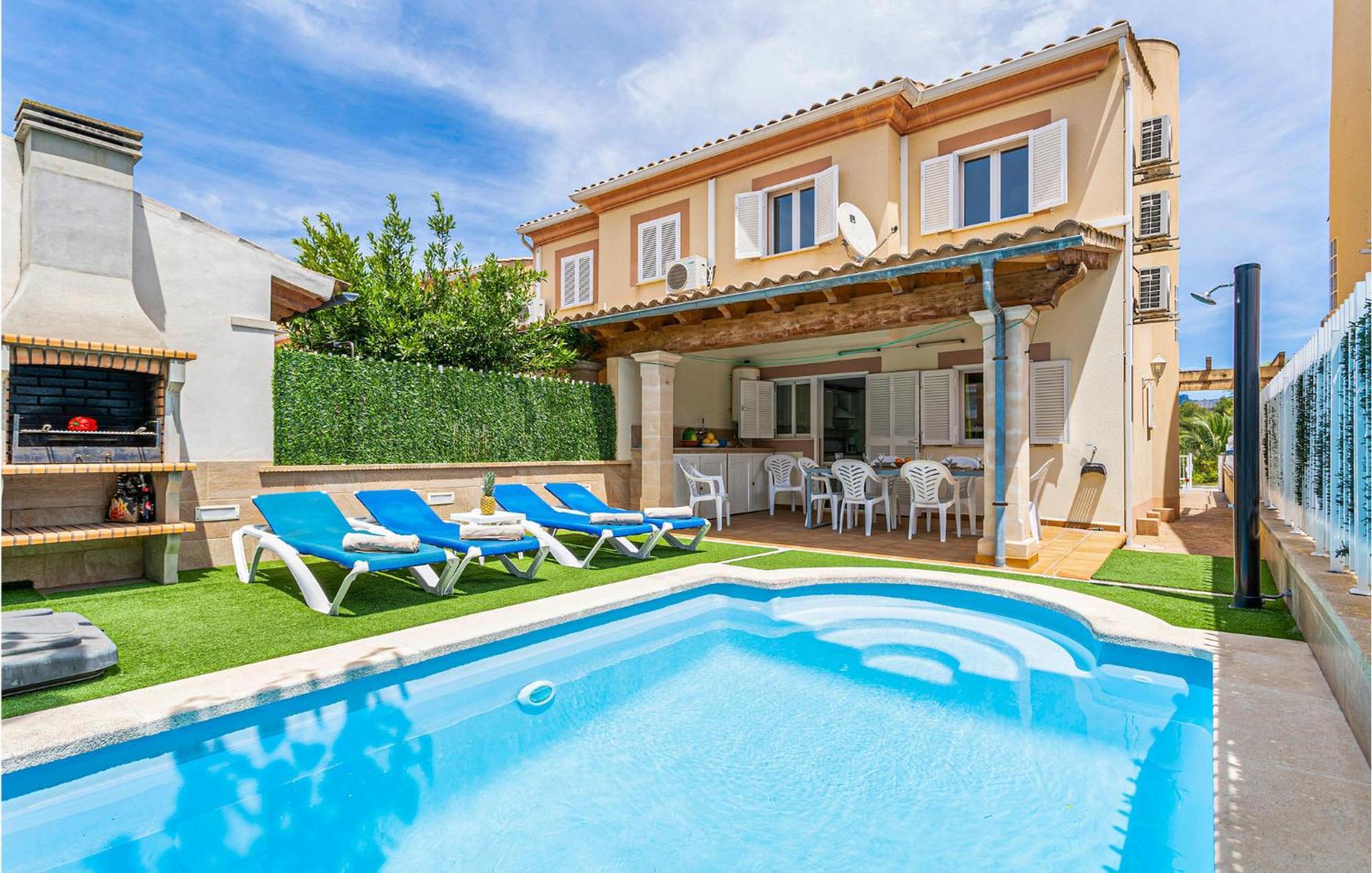 4 Bedroom Beautiful Home In Alcudia Port de Alcudia  Kültér fotó